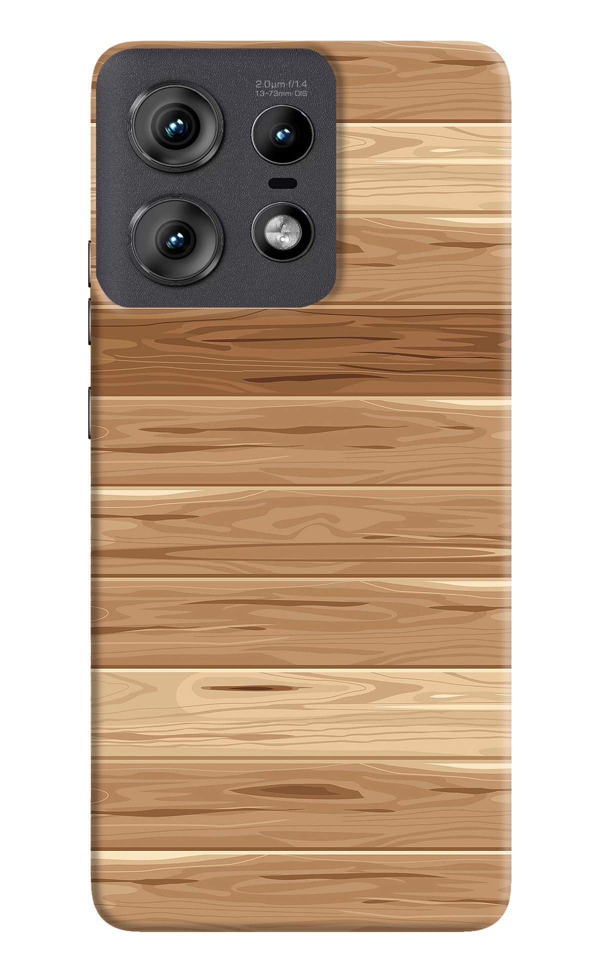 Wooden Vector Moto Edge 50 Pro 5G Back Cover