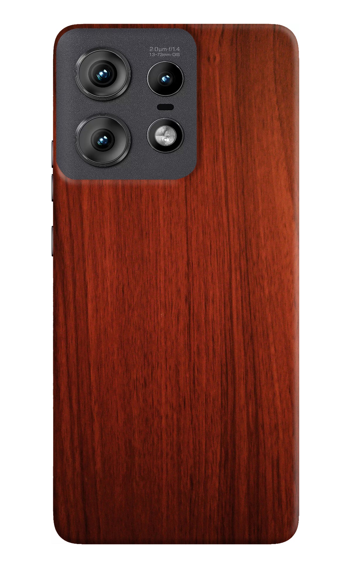 Wooden Plain Pattern Moto Edge 50 Pro 5G Back Cover