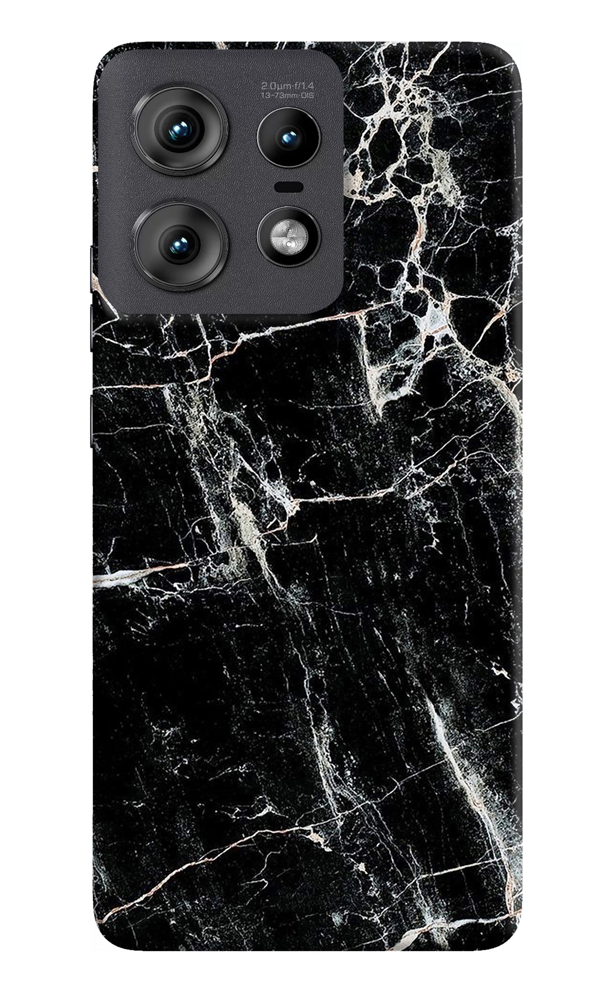 Black Marble Texture Moto Edge 50 Pro 5G Back Cover