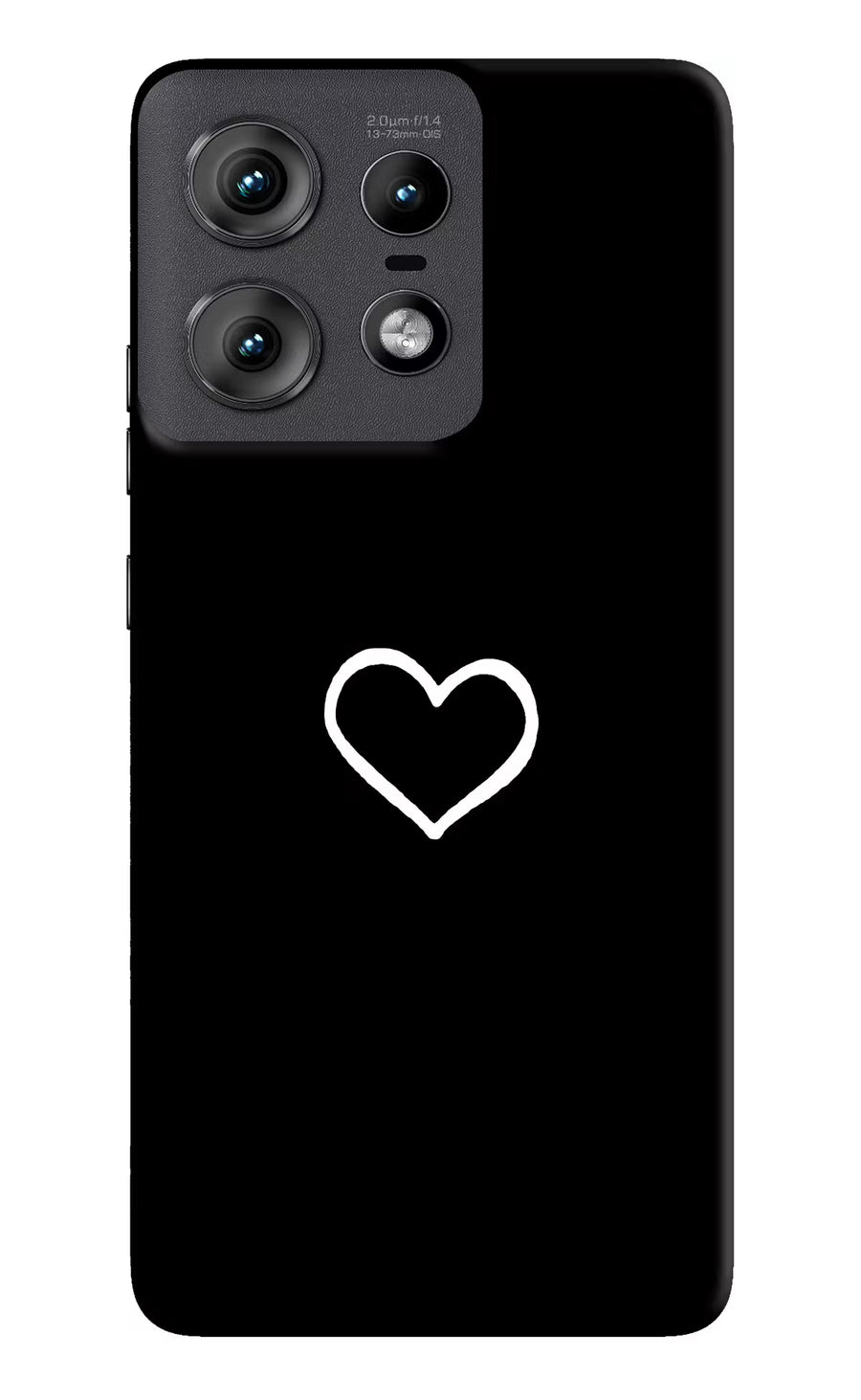 Heart Moto Edge 50 Pro 5G Back Cover, Hard case