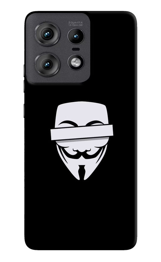 Anonymous Face Moto Edge 50 Pro 5G Hard Case Back Cover by Casekaro
