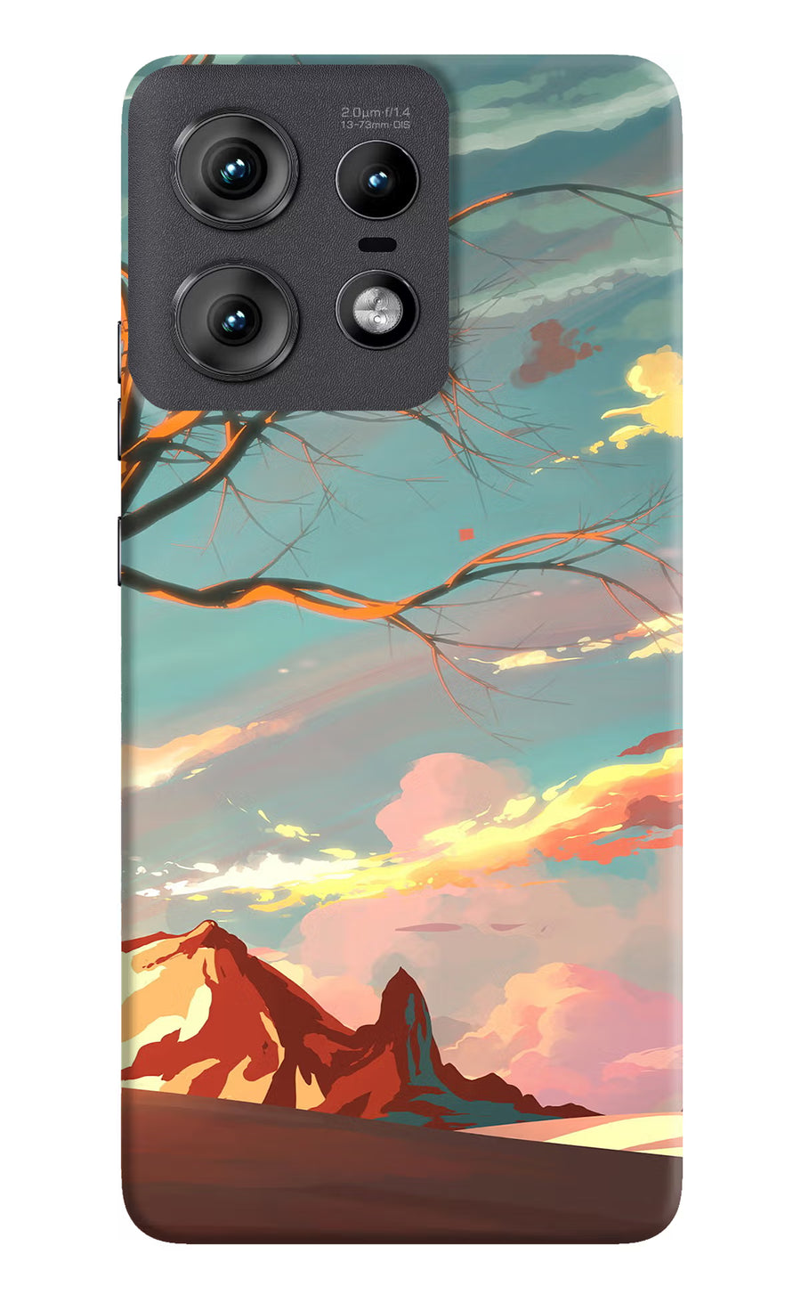 Scenery Moto Edge 50 Pro 5G Back Cover, Hard case