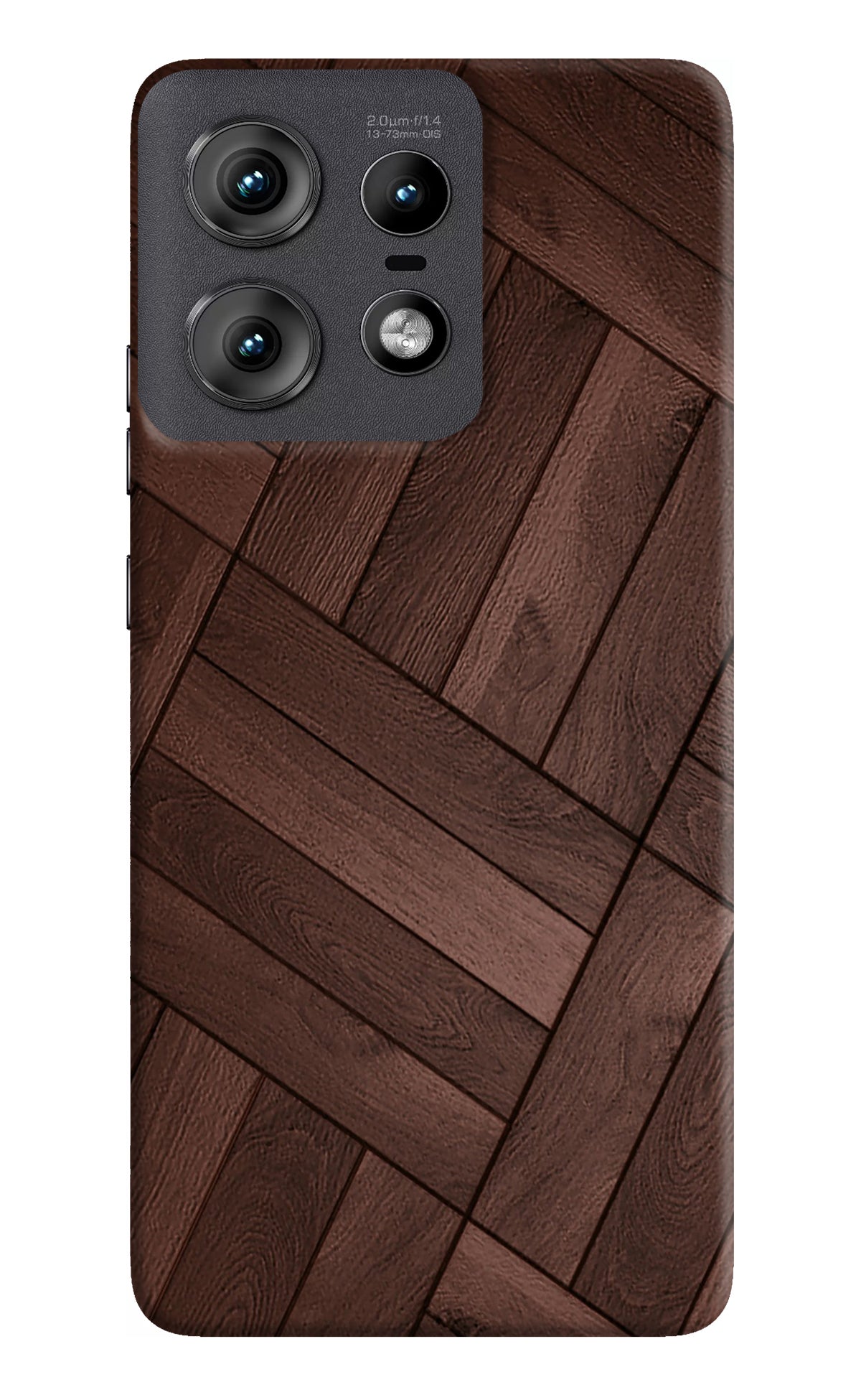 Wooden Texture Design Moto Edge 50 Pro 5G Back Cover