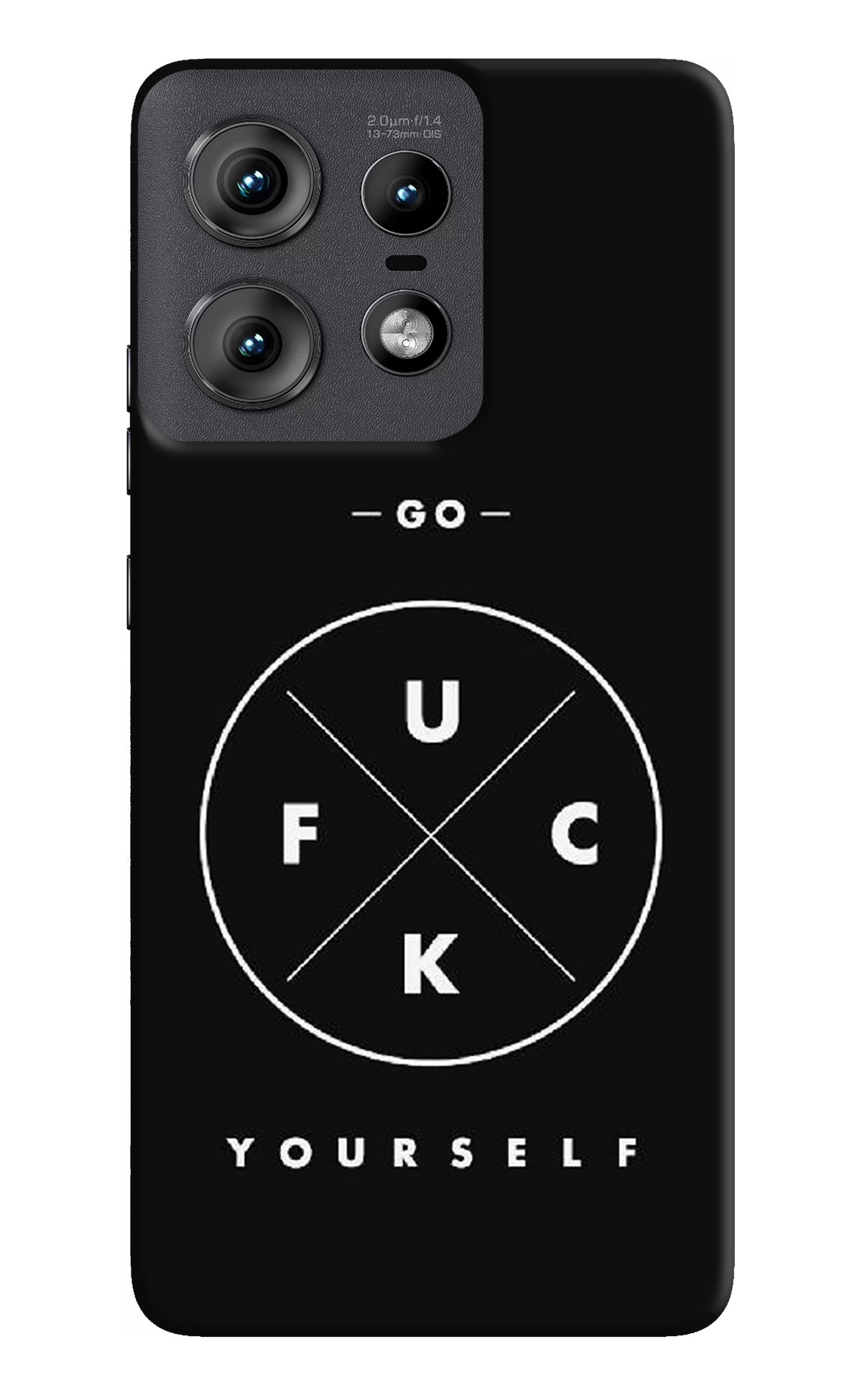 Go Fuck Yourself Moto Edge 50 Pro 5G Back Cover