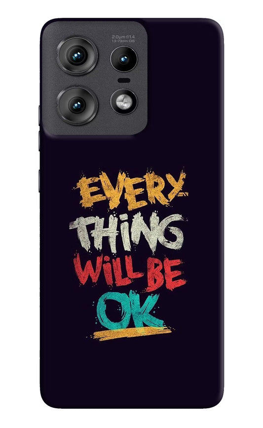 Everything Will Be Ok Moto Edge 50 Pro 5G Hard Case Back Cover by Casekaro
