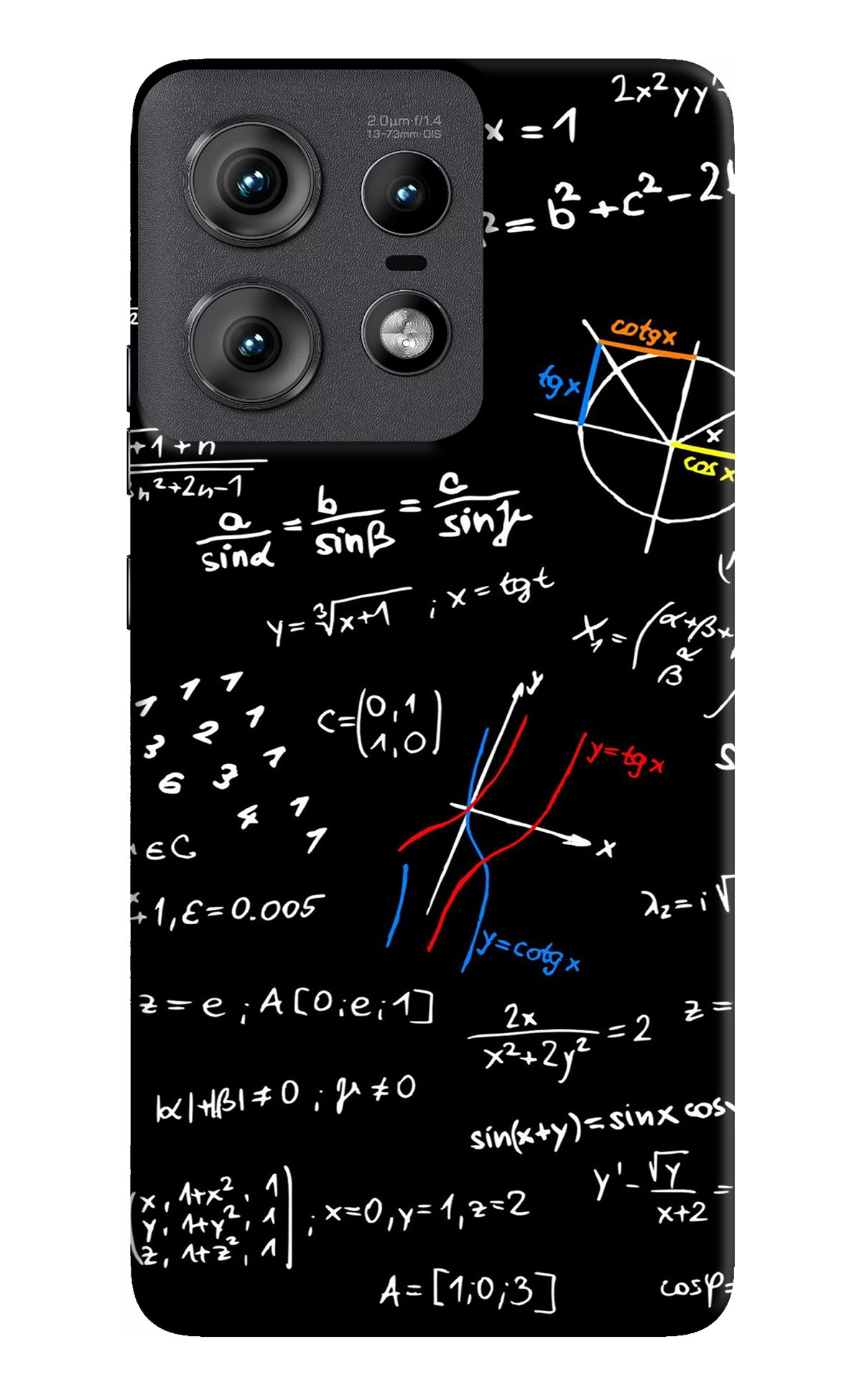 Mathematics Formula Moto Edge 50 Pro 5G Back Cover