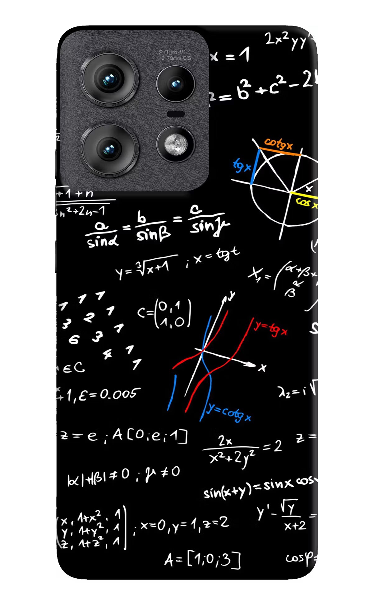 Mathematics Formula Moto Edge 50 Pro 5G Hard Case Back Cover by Casekaro
