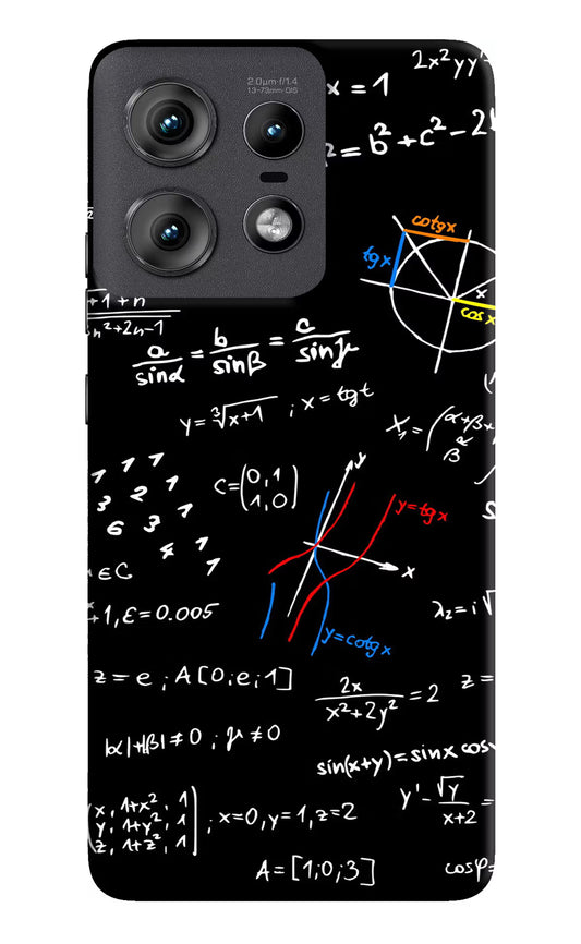 Mathematics Formula Moto Edge 50 Pro 5G Hard Case Back Cover by Casekaro