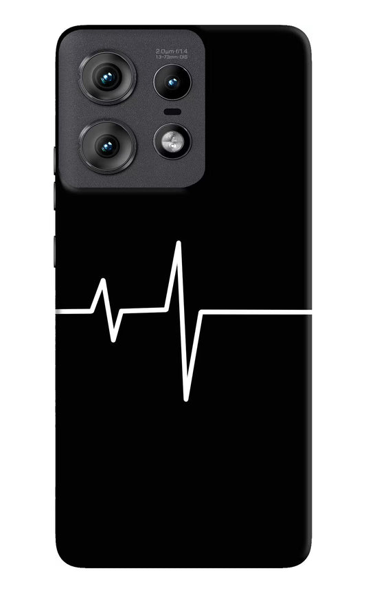 Heart Beats Moto Edge 50 Pro 5G Hard Case Back Cover by Casekaro