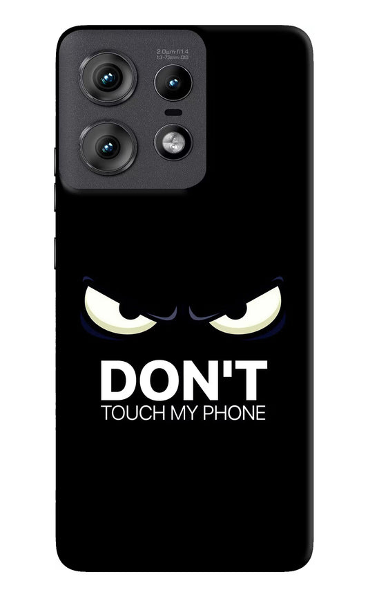 Don'T Touch My Phone Moto Edge 50 Pro 5G Hard Case Back Cover by Casekaro