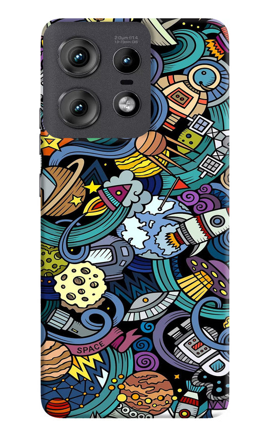 Space Abstract Moto Edge 50 Pro 5G Hard Case Back Cover by Casekaro