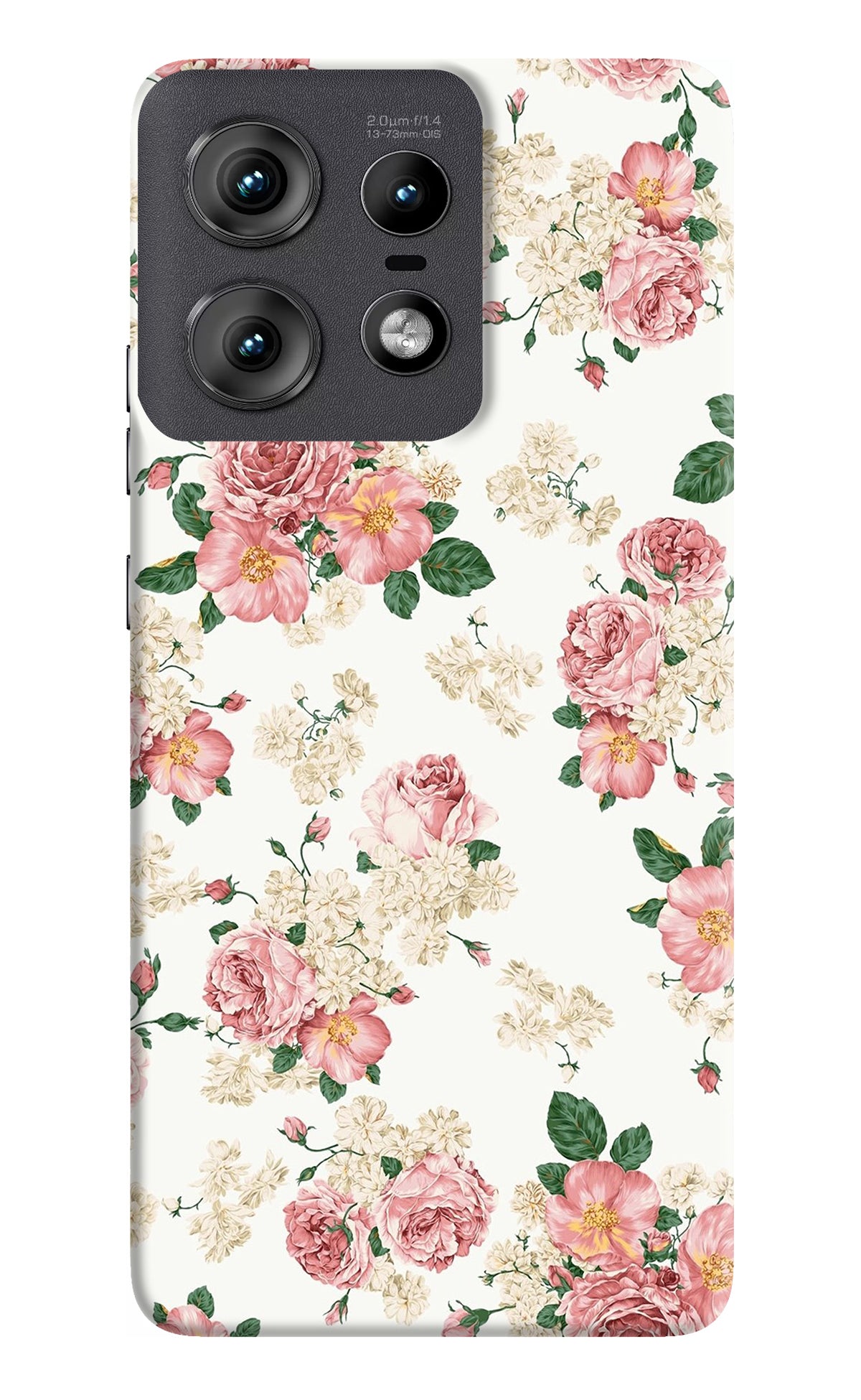 Flowers Moto Edge 50 Pro 5G Back Cover