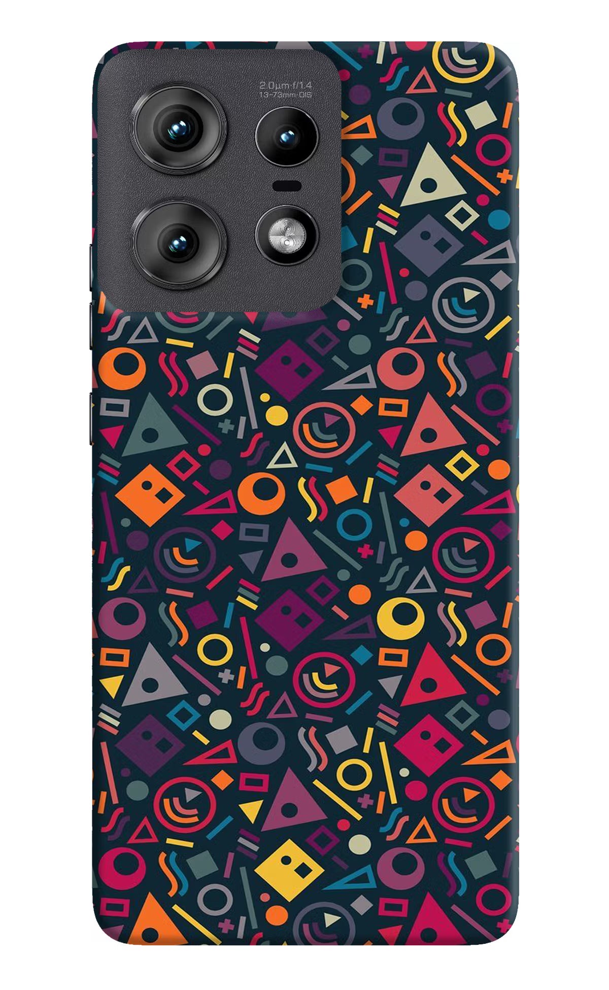 Geometric Abstract Moto Edge 50 Pro 5G Hard Case Back Cover by Casekaro