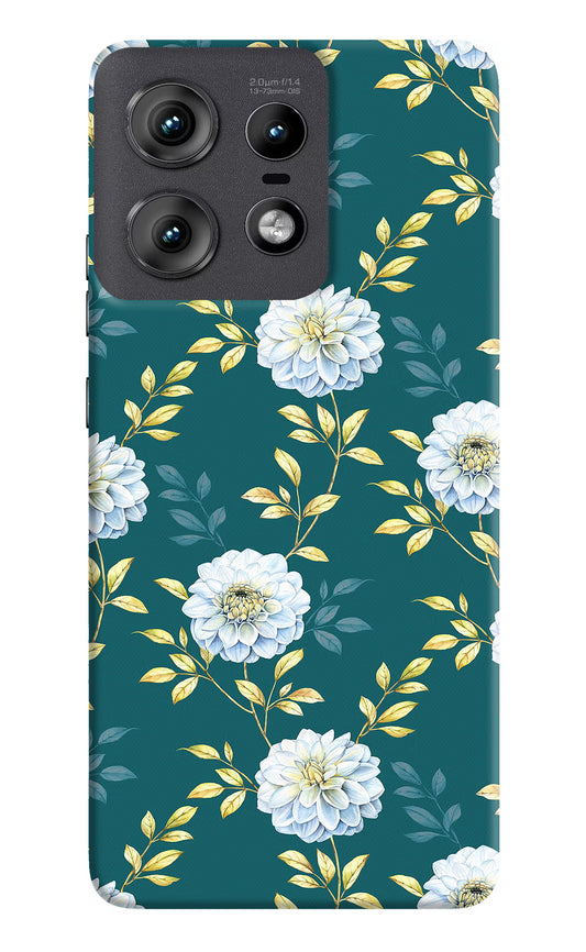 Flowers Moto Edge 50 Pro 5G Hard Case Back Cover by Casekaro