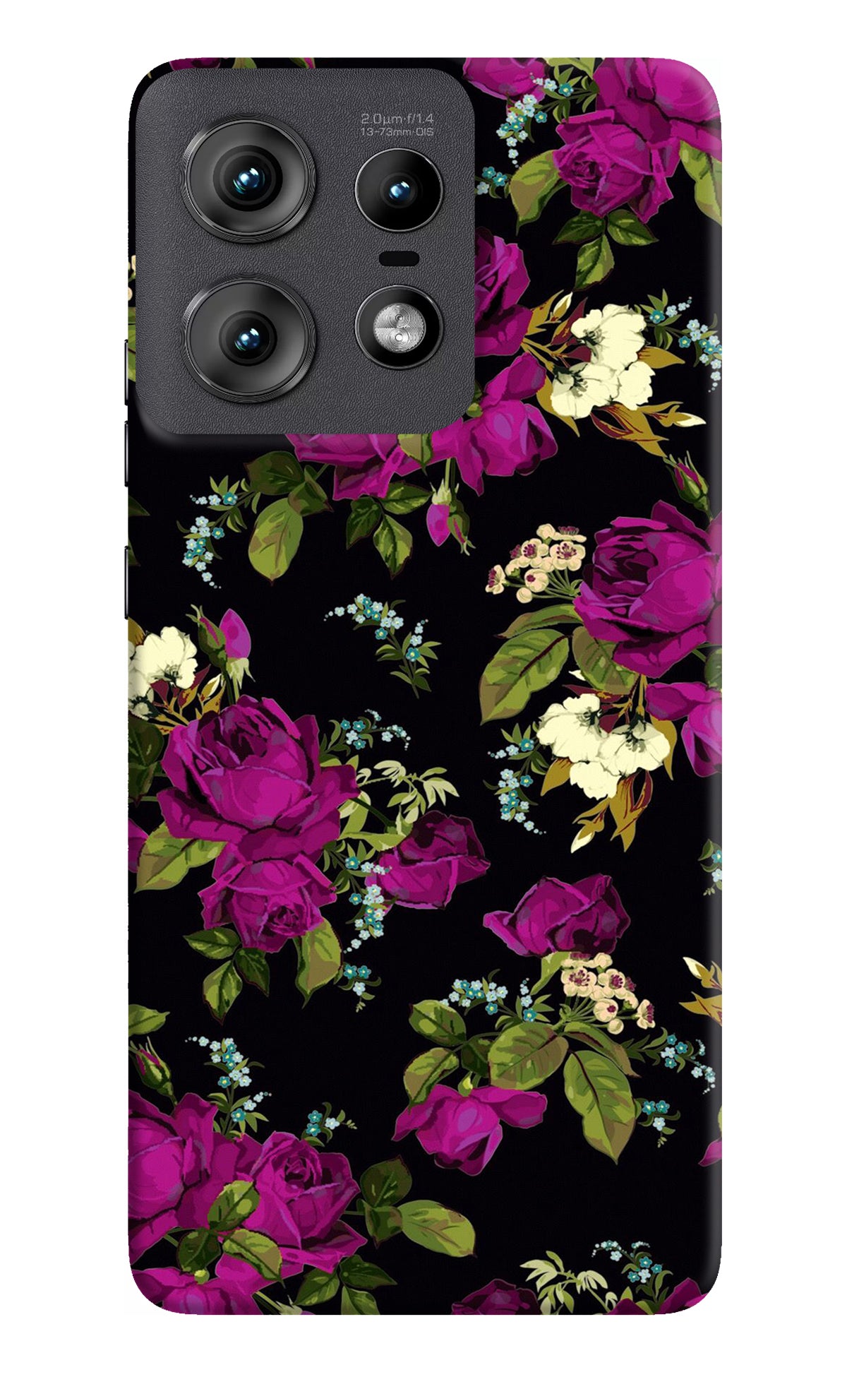 Flowers Moto Edge 50 Pro 5G Back Cover