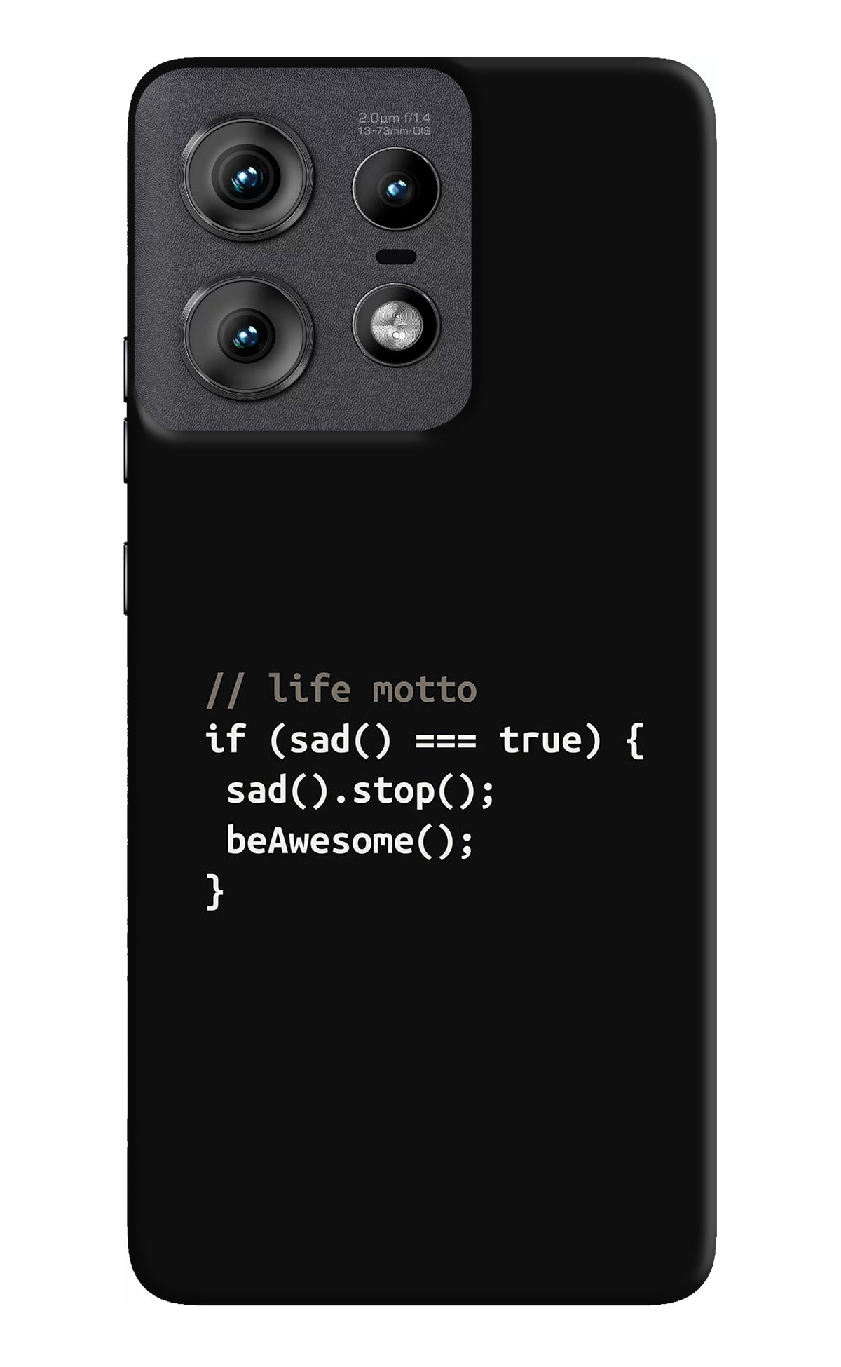 Life Motto Code Moto Edge 50 Pro 5G Back Cover