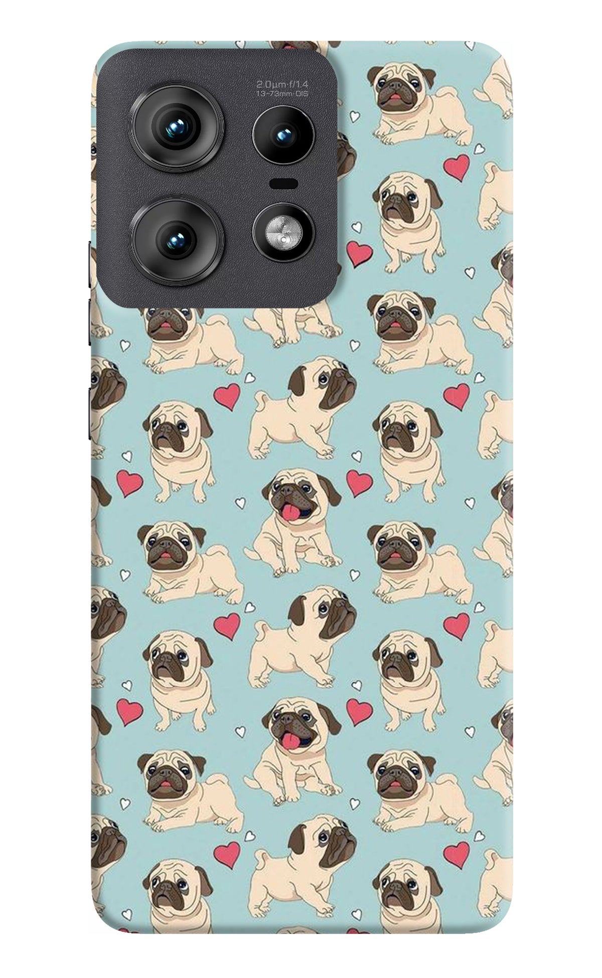 Pug Dog Moto Edge 50 Pro 5G Back Cover