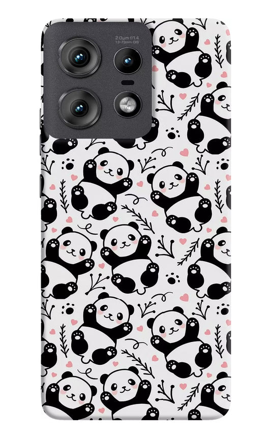 Cute Panda Moto Edge 50 Pro 5G Hard Case Back Cover by Casekaro