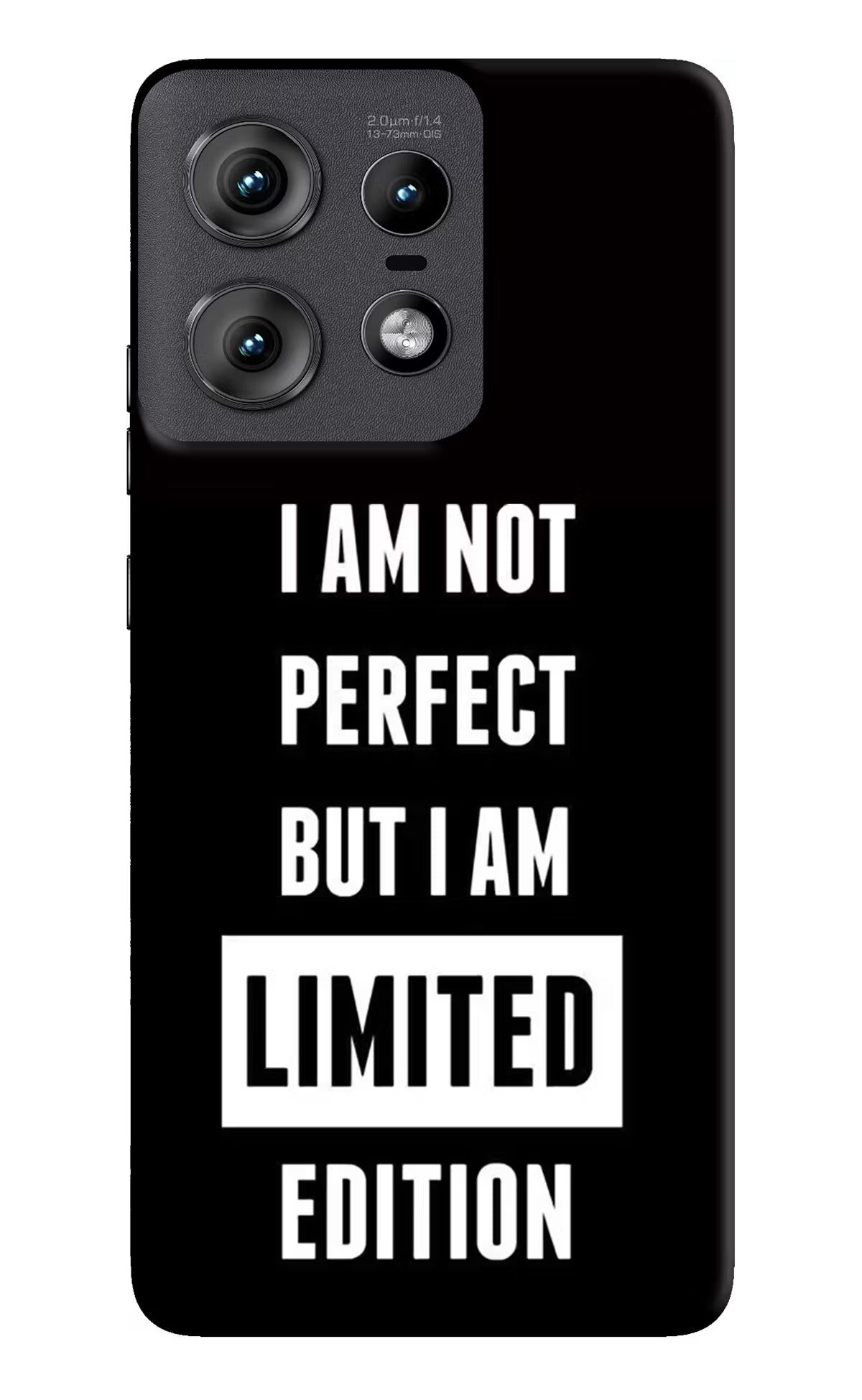 I Am Not Perfect But I Am Limited Edition Moto Edge 50 Pro 5G Hard Case Back Cover by Casekaro