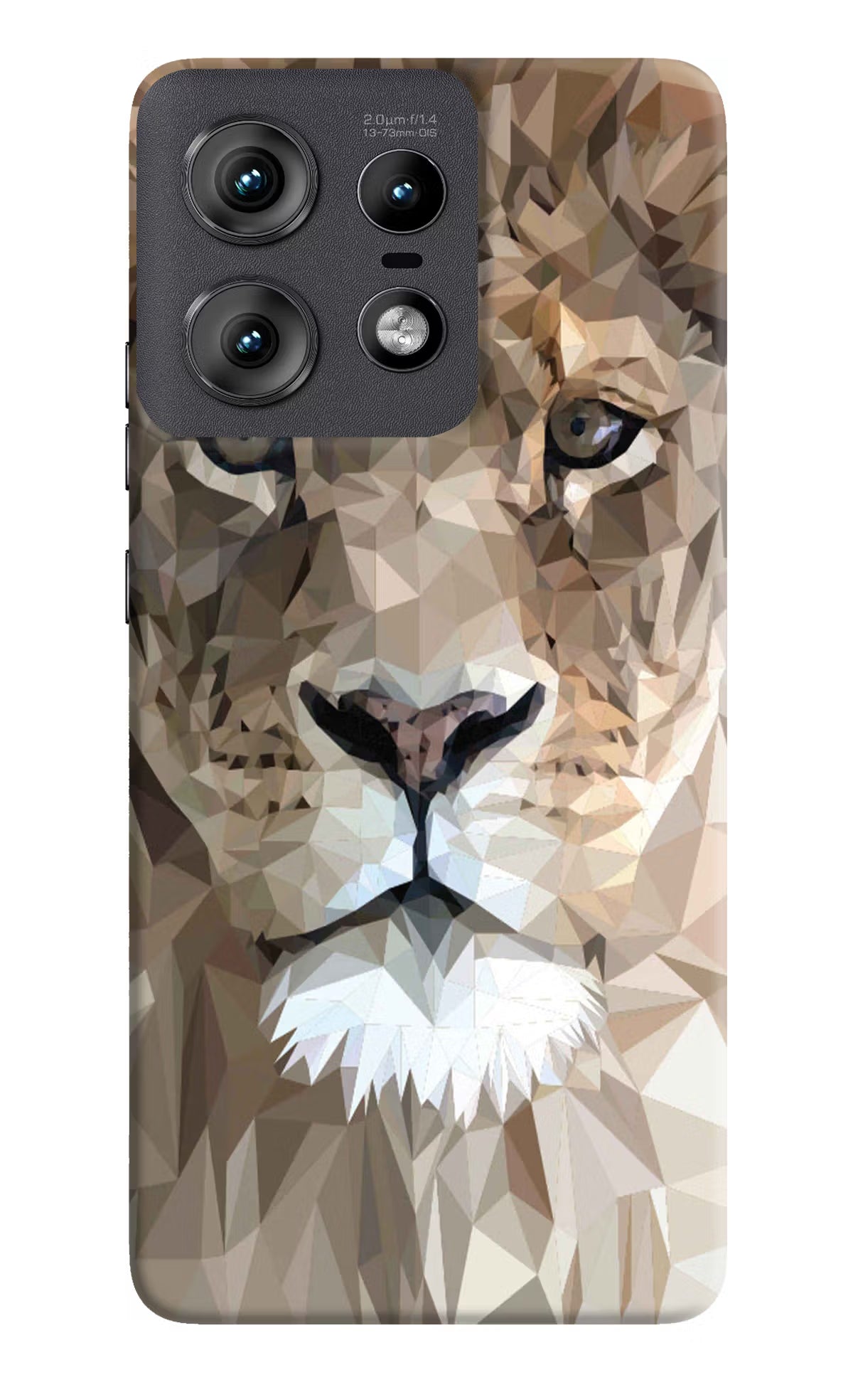 Lion Art Moto Edge 50 Pro 5G Hard Case Back Cover by Casekaro