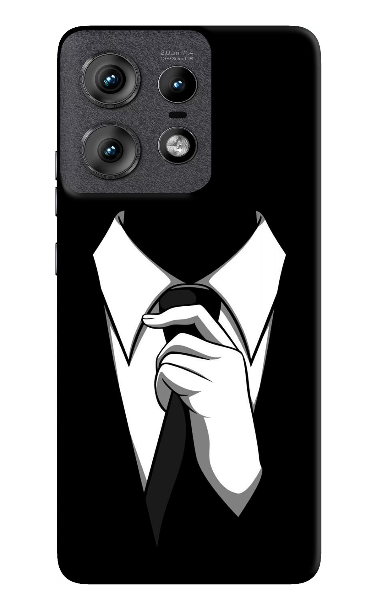 Black Tie Moto Edge 50 Pro 5G Back Cover