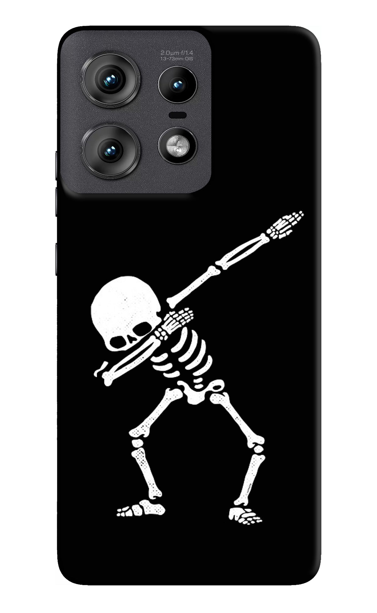 Dabbing Skeleton Art Moto Edge 50 Pro 5G Back Cover