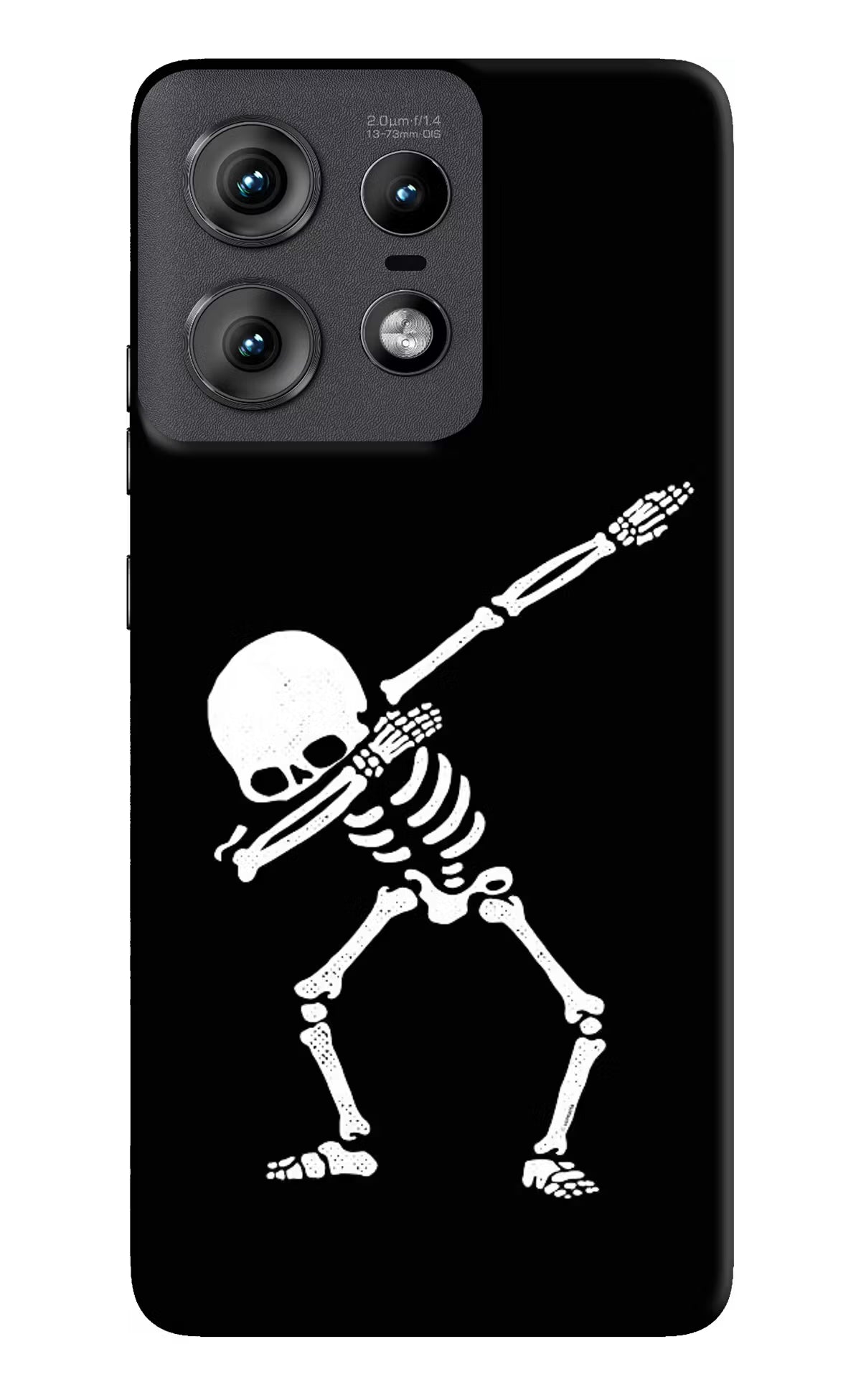 Dabbing Skeleton Art Moto Edge 50 Pro 5G Hard Case Back Cover by Casekaro