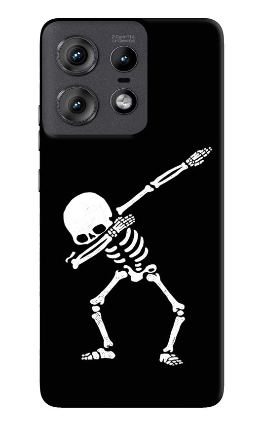 Dabbing Skeleton Art Moto Edge 50 Pro 5G Hard Case Back Cover by Casekaro