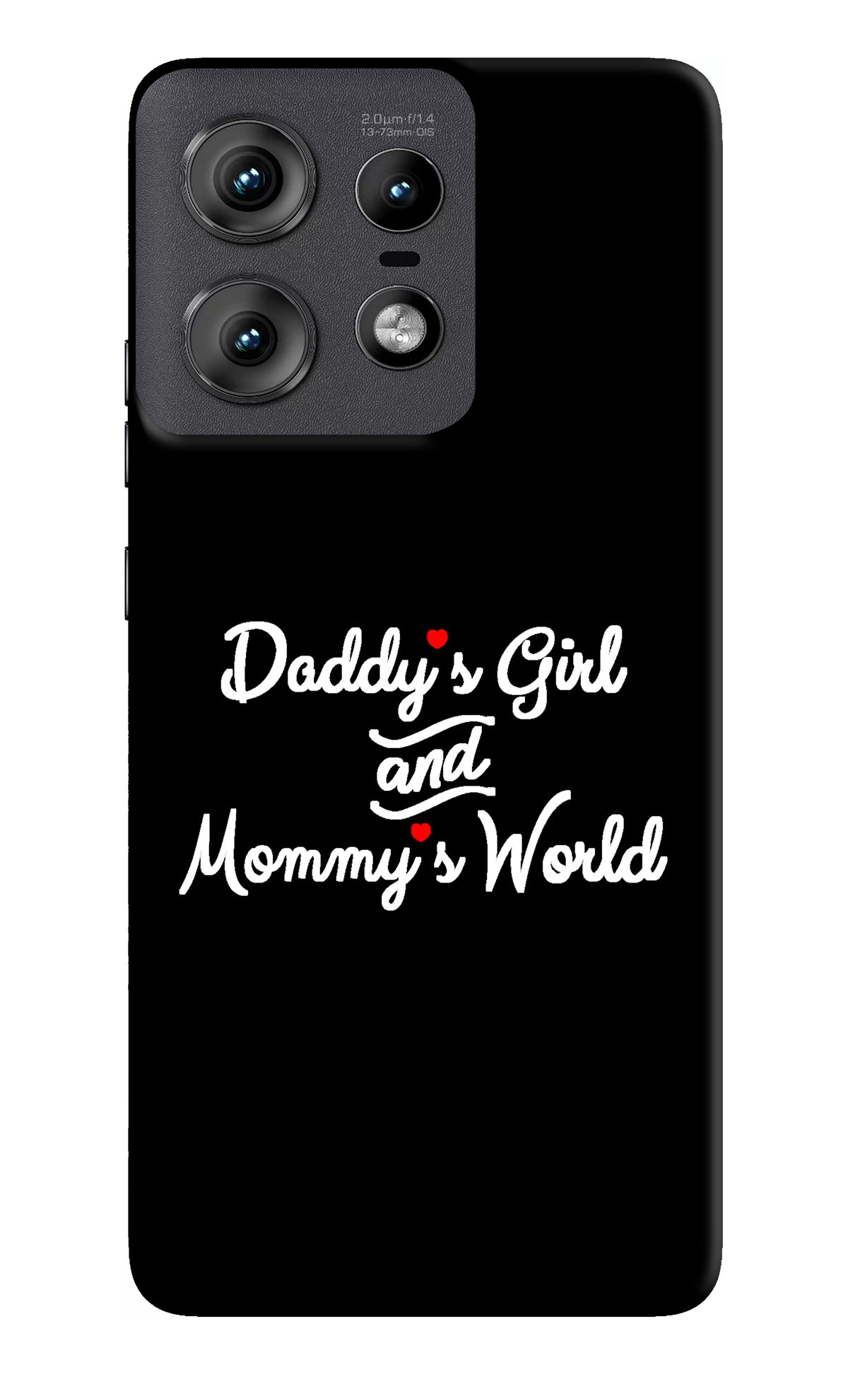 Daddy's Girl and Mommy's World Moto Edge 50 Pro 5G Back Cover