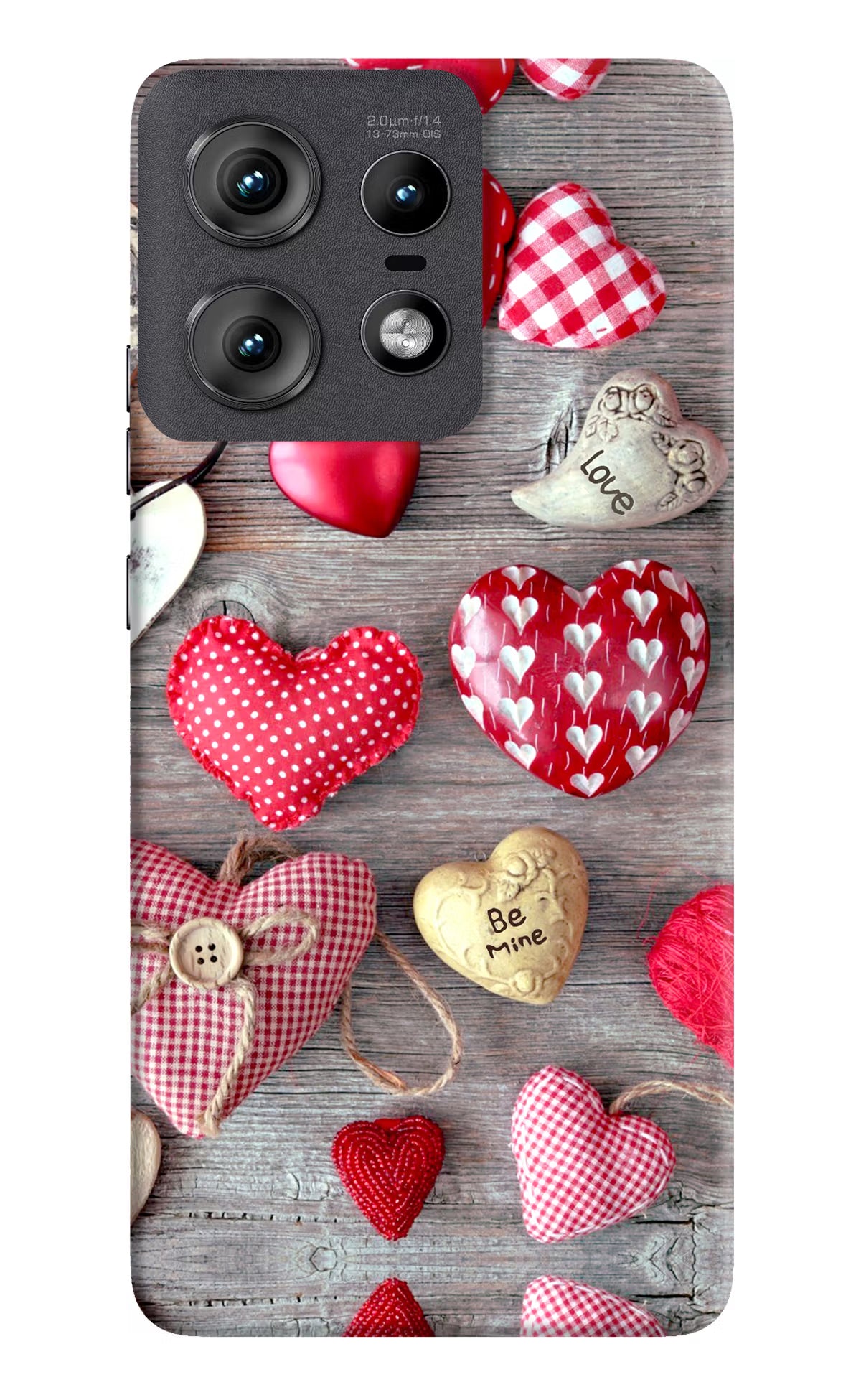 Love Wallpaper Moto Edge 50 Pro 5G Hard Case Back Cover by Casekaro
