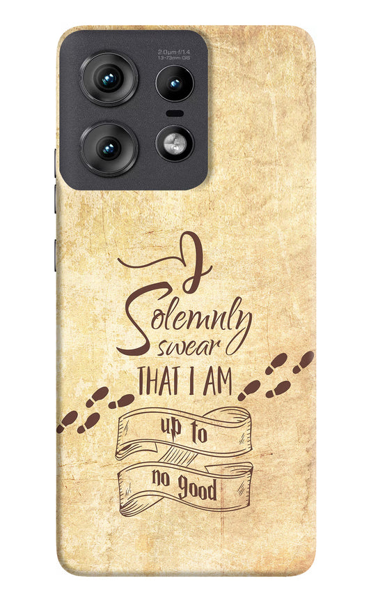 I Solemnly swear that i up to no good Moto Edge 50 Pro 5G Hard Case Back Cover by Casekaro