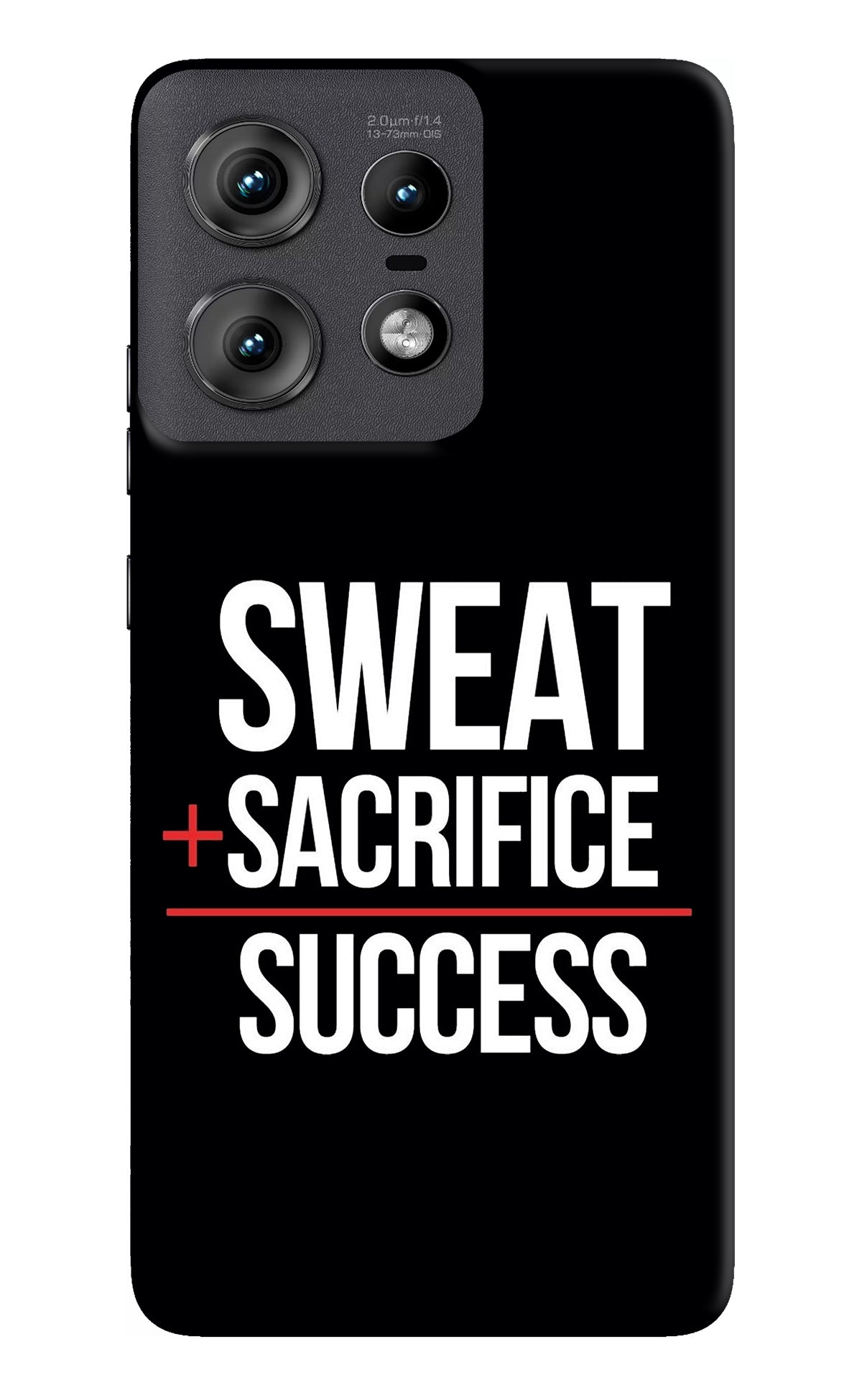 Sweat Sacrifice Success Moto Edge 50 Pro 5G Back Cover