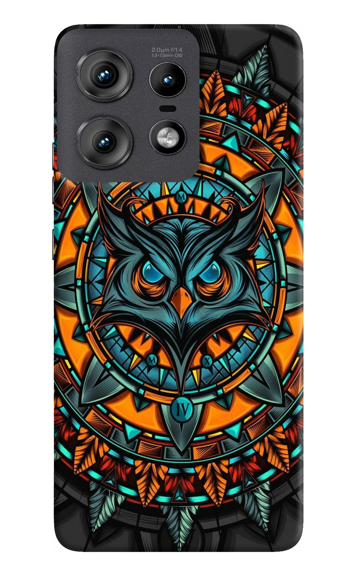 Angry Owl Art Moto Edge 50 Pro 5G Back Cover