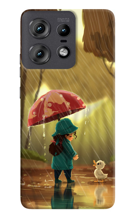 Rainy Day Moto Edge 50 Pro 5G Hard Case Back Cover by Casekaro