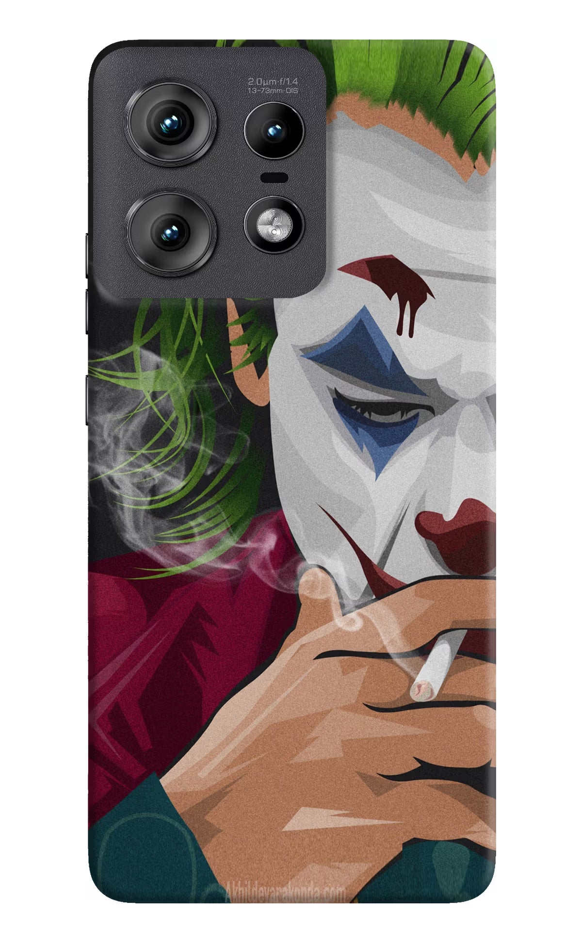 Joker Smoking Moto Edge 50 Pro 5G Hard Case Back Cover by Casekaro