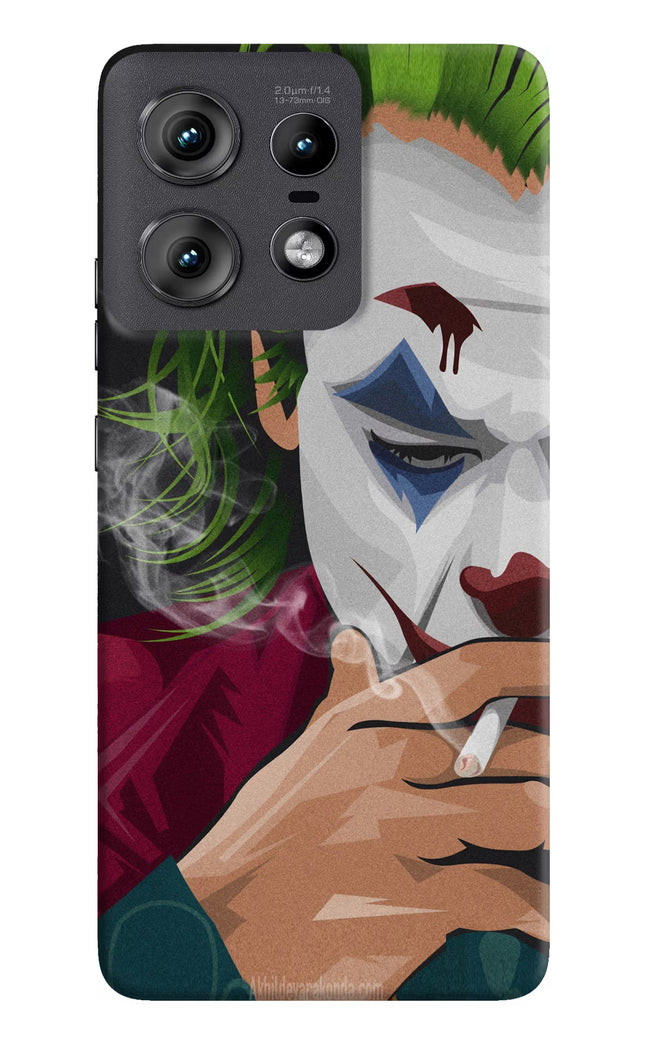Joker Smoking Moto Edge 50 Pro 5G Hard Case Back Cover by Casekaro
