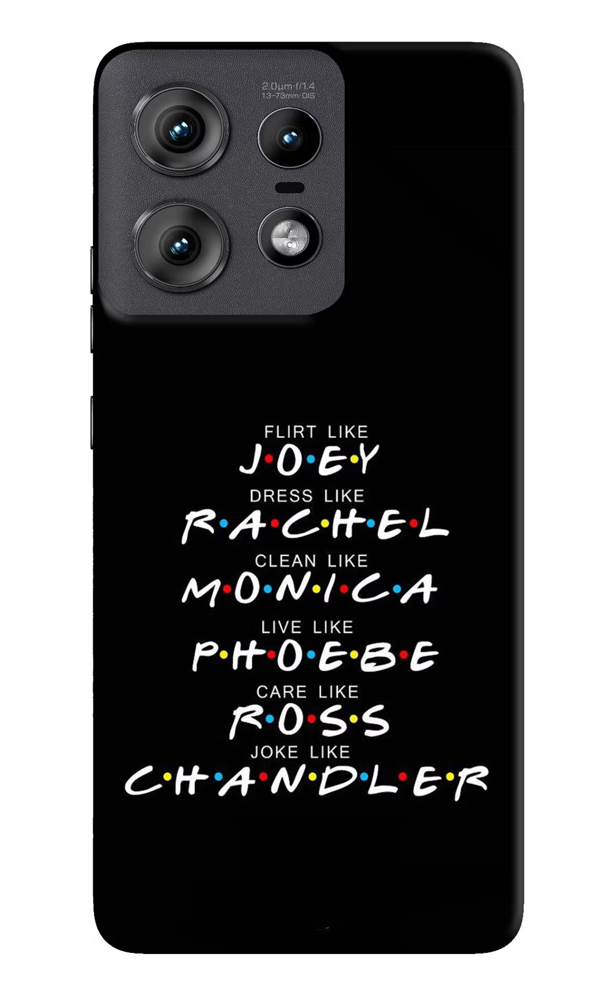 FRIENDS Character Moto Edge 50 Pro 5G Hard Case Back Cover by Casekaro