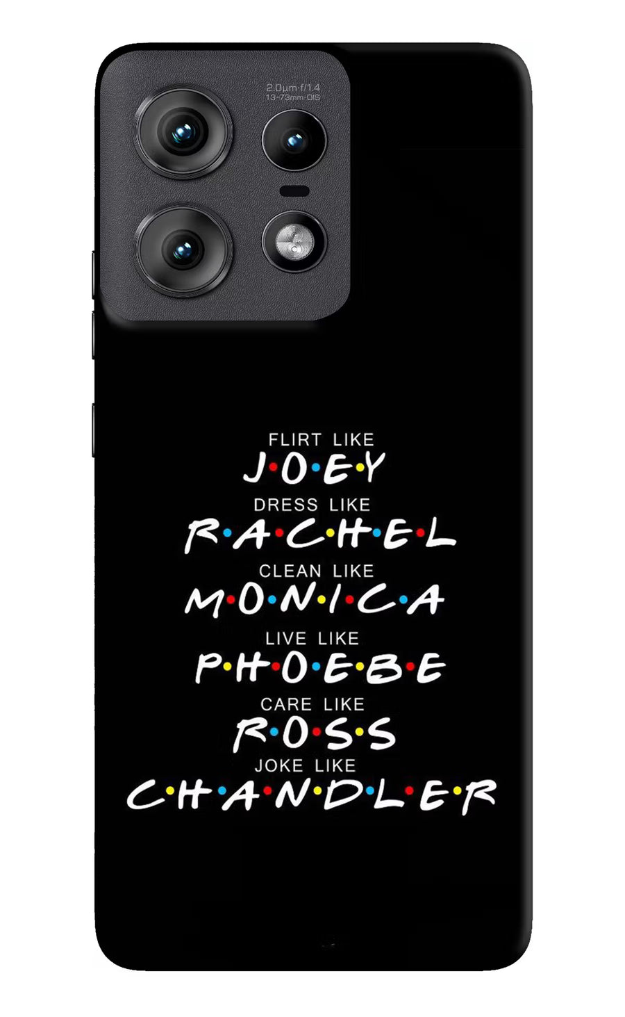 FRIENDS Character Moto Edge 50 Pro 5G Back Cover, Hard case