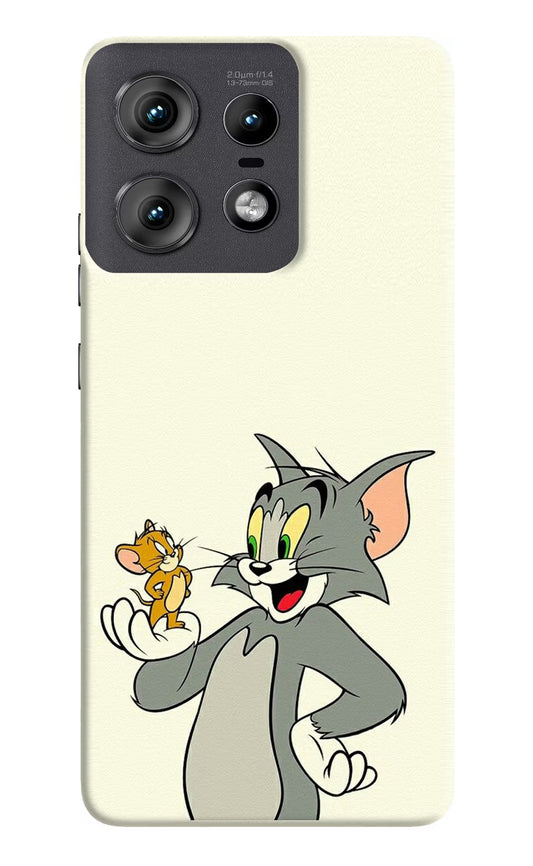 Tom & Jerry Moto Edge 50 Pro 5G Hard Case Back Cover by Casekaro
