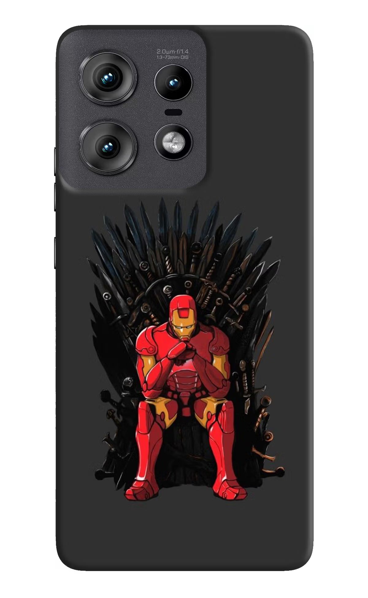 Ironman Throne Moto Edge 50 Pro 5G Hard Case Back Cover by Casekaro