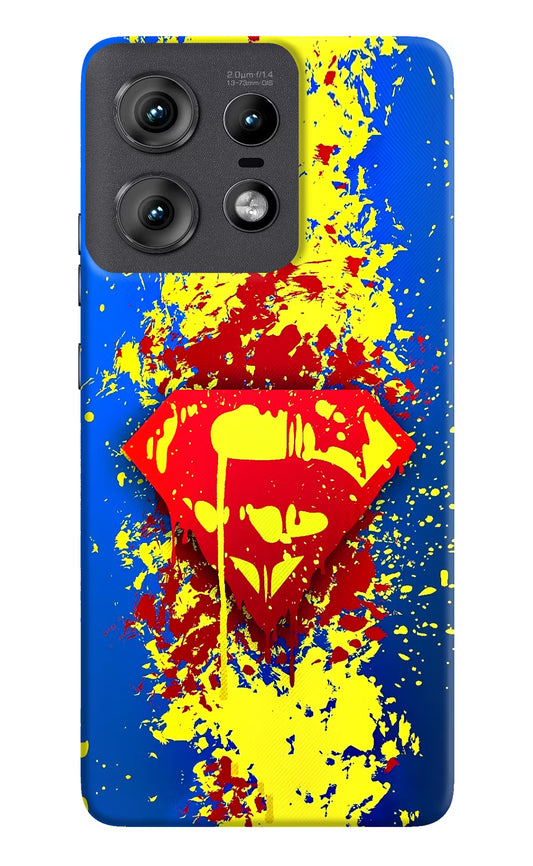 Superman logo Moto Edge 50 Pro 5G Hard Case Back Cover by Casekaro