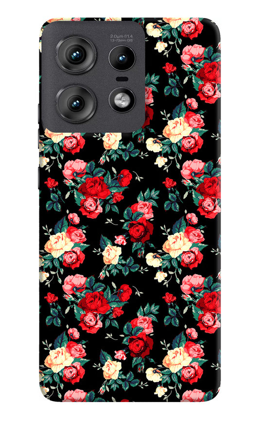 Rose Pattern Moto Edge 50 Pro 5G Hard Case Back Cover by Casekaro