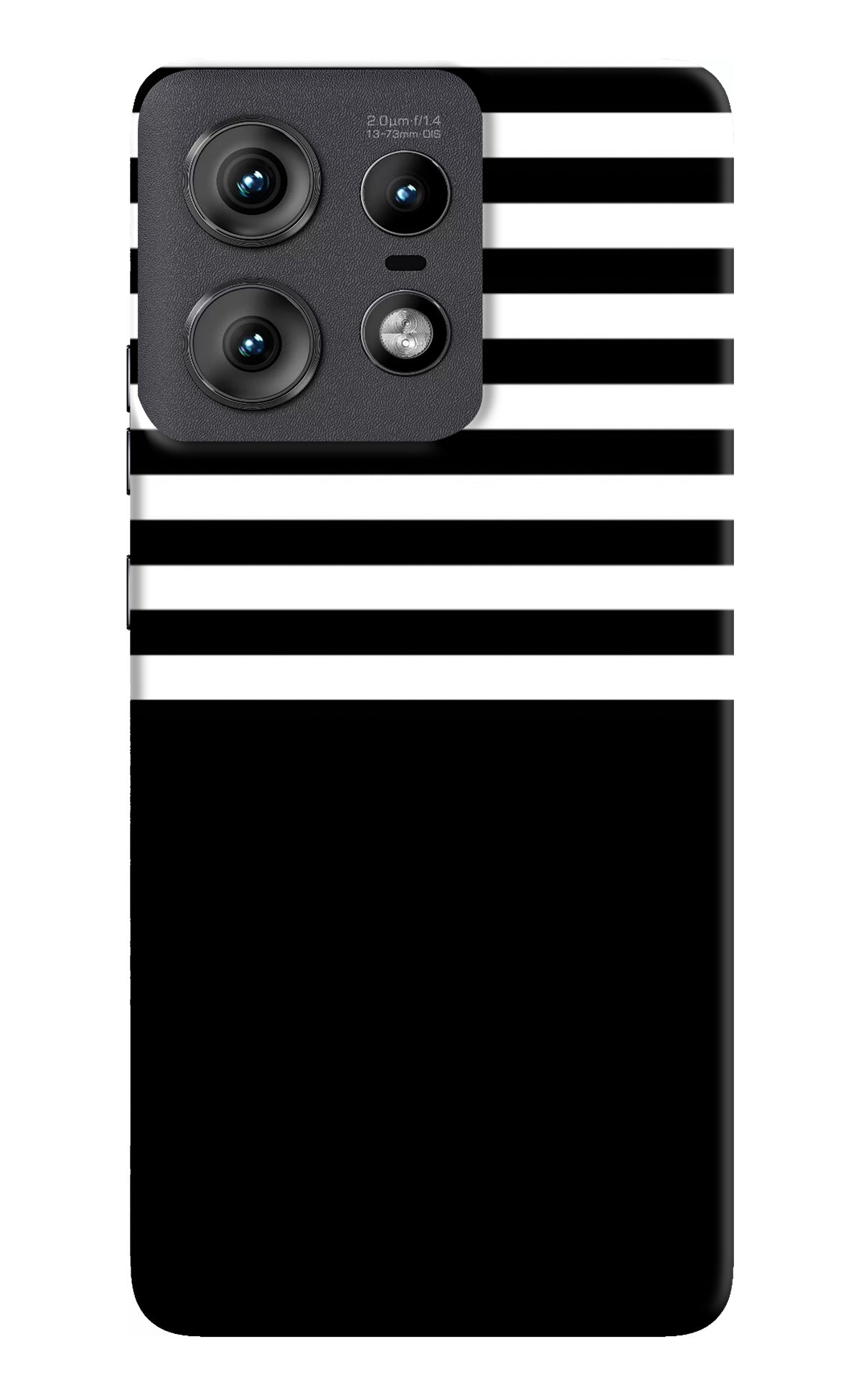 Black and White Print Moto Edge 50 Pro 5G Back Cover