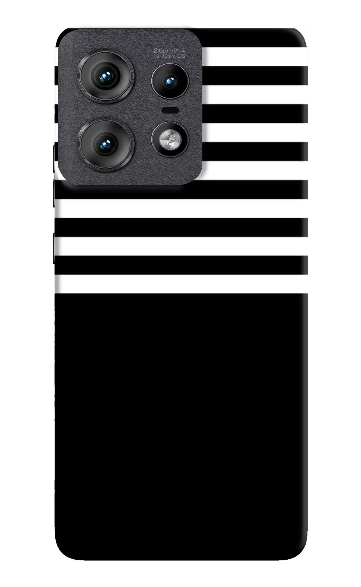 Black and White Print Moto Edge 50 Pro 5G Hard Case Back Cover by Casekaro