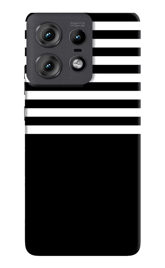 Black and White Print Moto Edge 50 Pro 5G Hard Case Back Cover by Casekaro