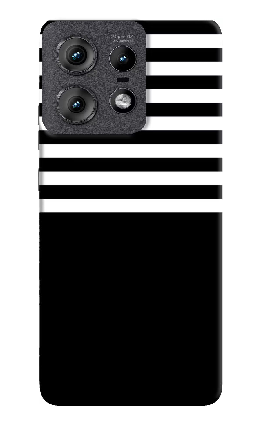 Black and White Print Moto Edge 50 Pro 5G Back Cover, Hard case