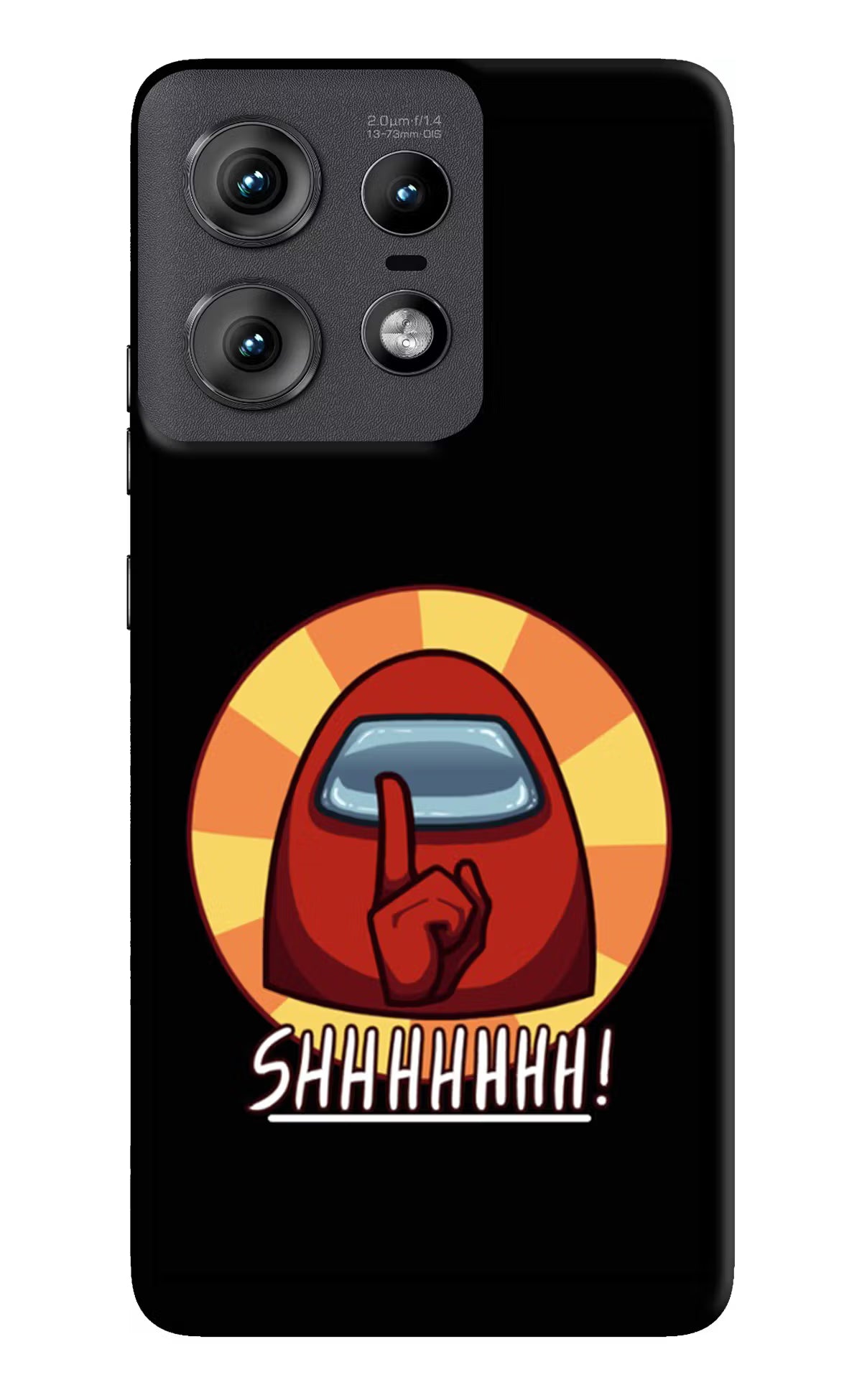 Among Us Shhh! Moto Edge 50 Pro 5G Hard Case Back Cover by Casekaro