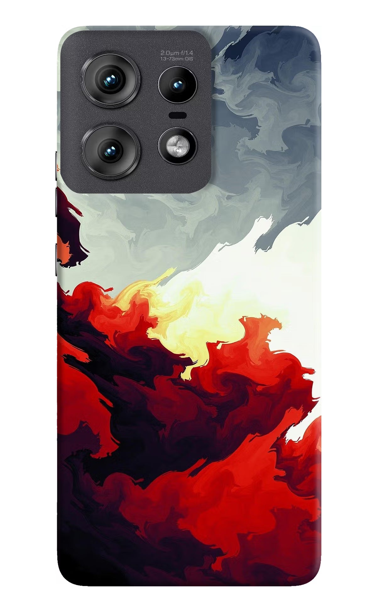 Fire Cloud Moto Edge 50 Pro 5G Hard Case Back Cover by Casekaro