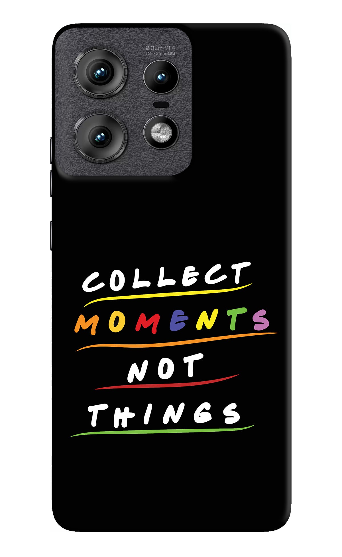 Collect Moments Not Things Moto Edge 50 Pro 5G Back Cover