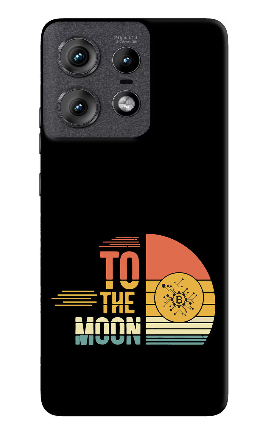 To the Moon Moto Edge 50 Pro 5G Back Cover, Hard case